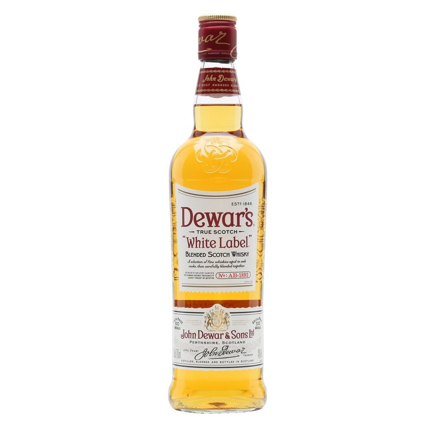 Dewars White Label Blended Scotch Whisky 1L