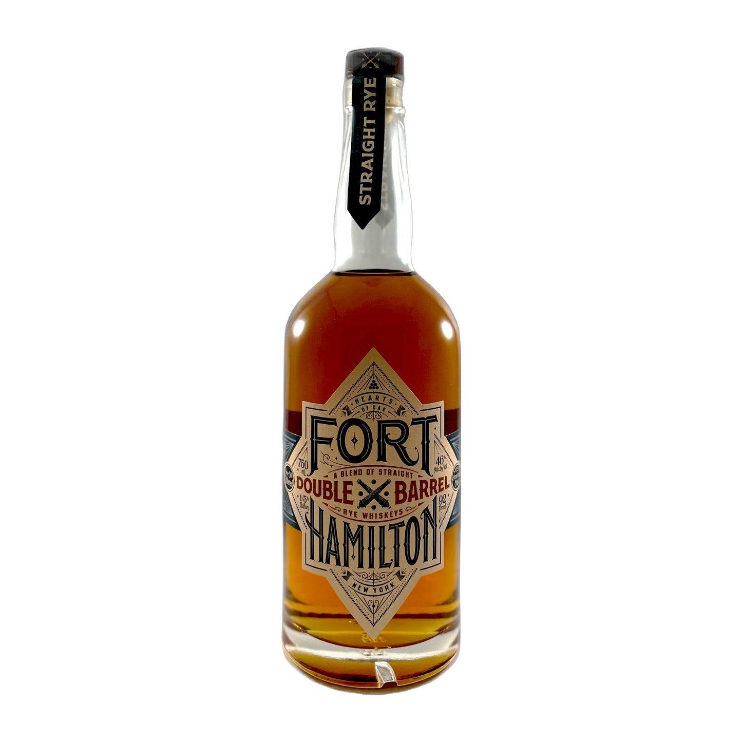 Fort Hamilton "Double Barrel" Rye Whiskey 750ml