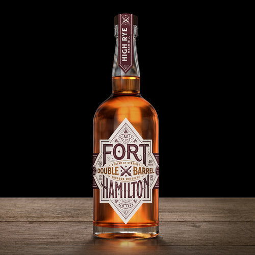 Fort Hamilton "Double Barrel" Bourbon Whiskey 750ml