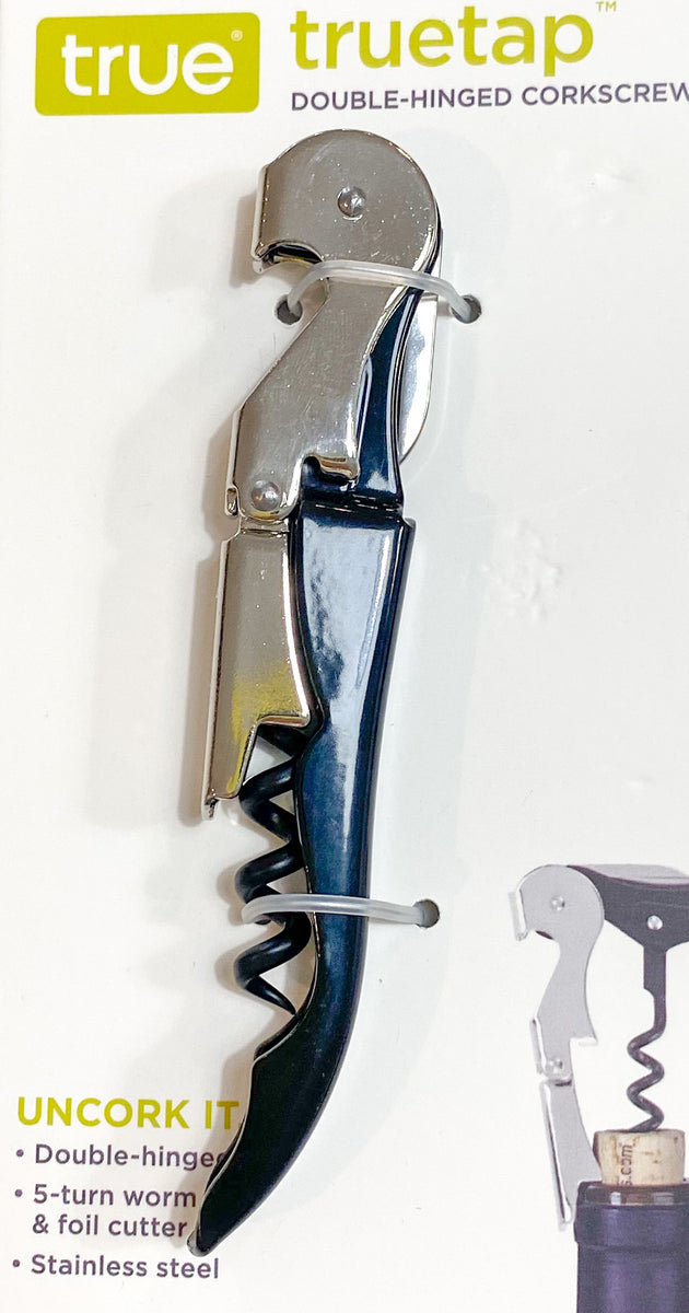 Truetap Black Double-hinged Corkscrew