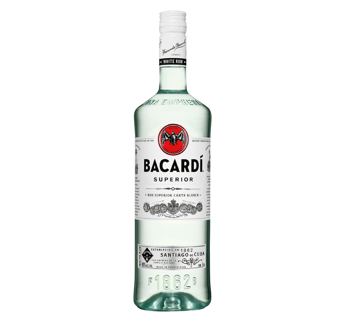 Bacardi Superior Blanca Rum 1L